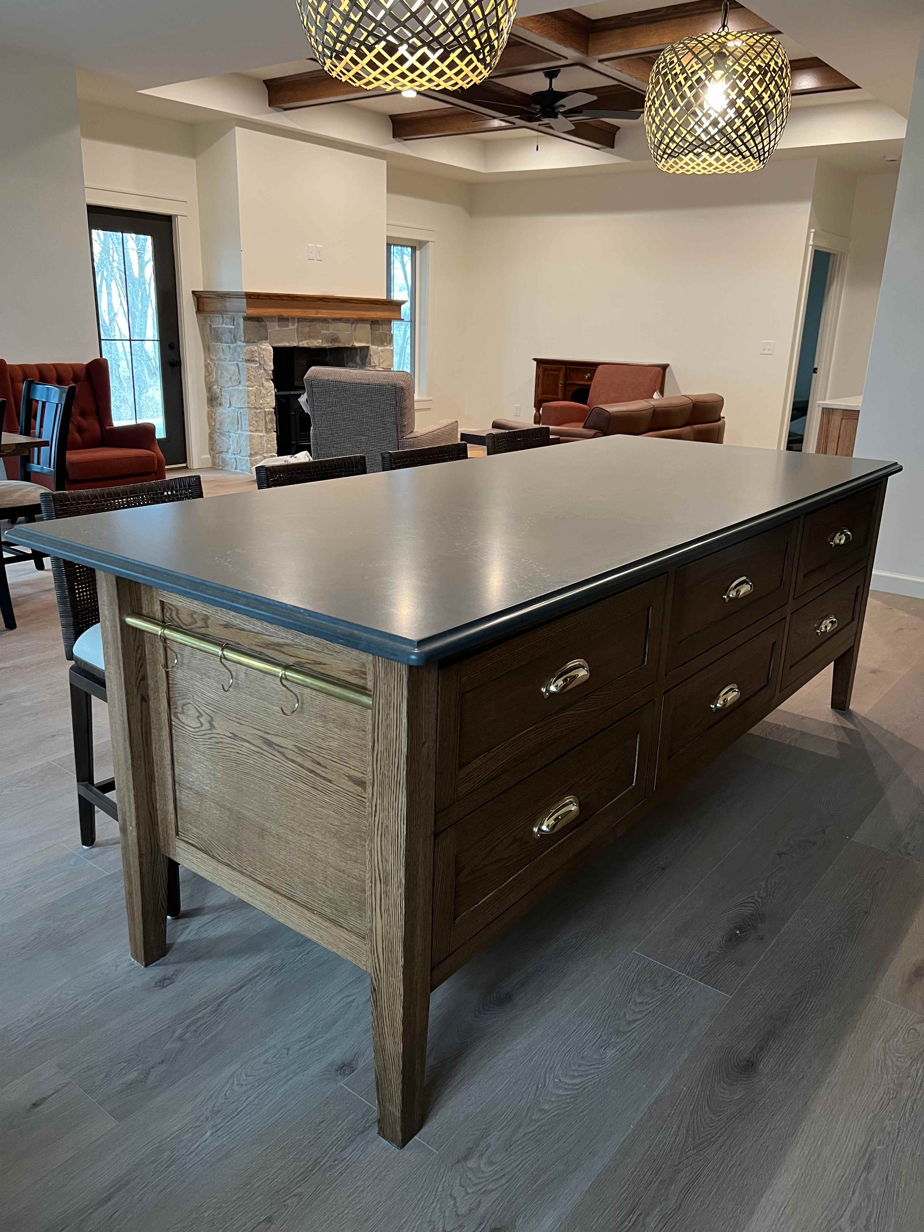 Custom Island project in Story City, IA
